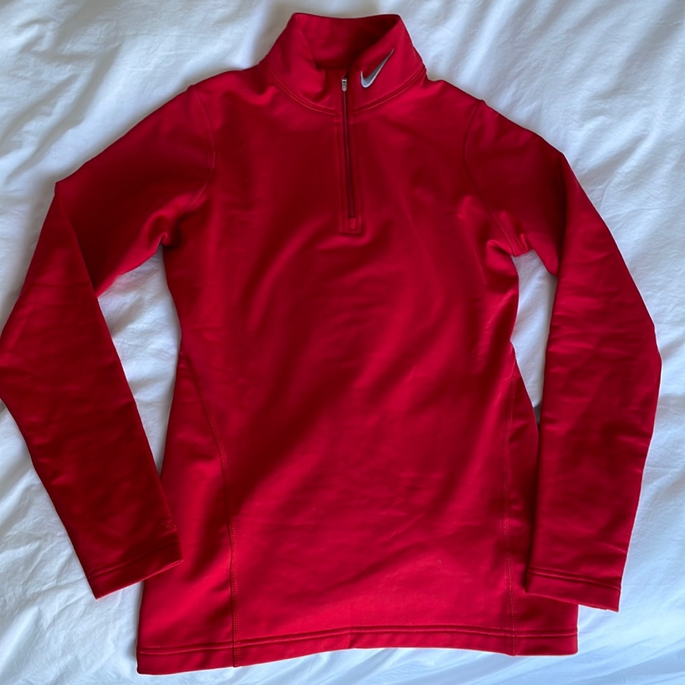 Mike Red Quarter Zip